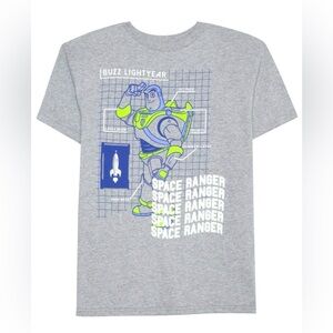 Disney Pixar Toy Story 4 Buzz Lightyear Heather Gray T-Shirt – Boys XL (14–16)